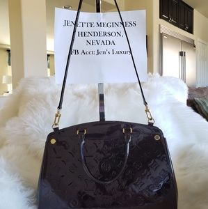 Louis Vuitton Brea Vernis Amarante  (Pre Owned)